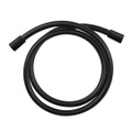 Immagine di Gessi SHOWER flessibile Cromalux L.150 cm, con attacco da 1/2" conico, colore nero finitura opaco 01637#299