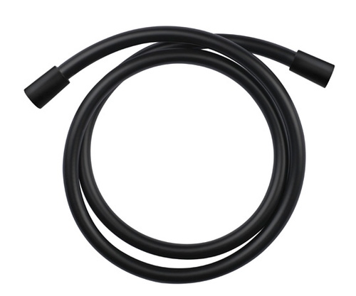 Immagine di Gessi SHOWER flessibile Cromalux L.150 cm, con attacco da 1/2" conico, colore nero finitura opaco 01637#299