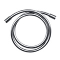 Immagine di Gessi SHOWER flessibile Cromalux L.150 cm, con attacco da 1/2" conico, finitura finox 01637#149