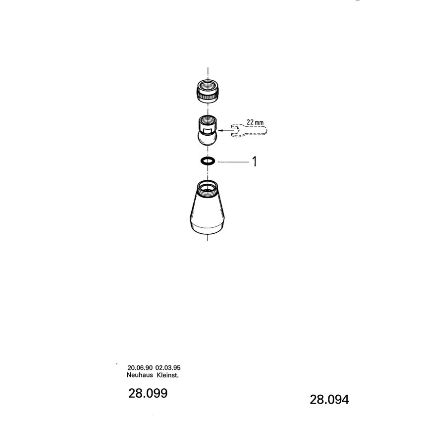Immagine di Grohe Relexa Plus 50 Soffione doccia finitura cromo 28094000