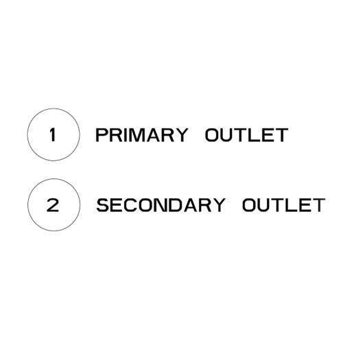 Immagine di Gessi CONO miscelatore doccia, a parete, 2 uscite, con deviatore automatico bagno/doccia, senza corpo incasso, finitura cromo 45079#031