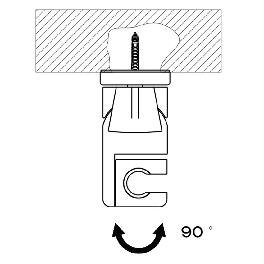 Immagine di Gessi CONO asta saliscendi, finitura copper PVD  45142#030