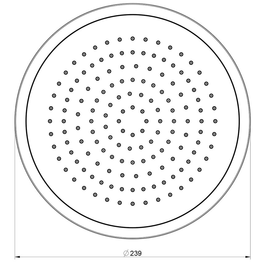 Immagine di Gessi CONO soffione anticalcare a soffitto, orientabile, finitura black metal brushed PVD 45152#707
