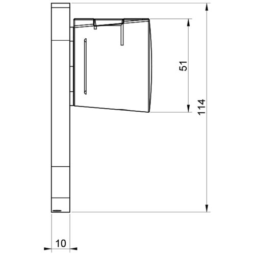 Immagine di Gessi CONO miscelatore termostatico ad alta portata, a parete, colore nero finitura opaco 45252#299