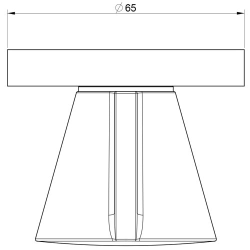 Immagine di Gessi CONO rubinetto d'arresto ad alta portata, finitura copper PVD 45254#030