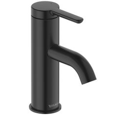 Immagine di Duravit C.1 miscelatore monocomando, a leva, taglia S, senza scarico e saltarello, colore nero finitura opaco C11010002046