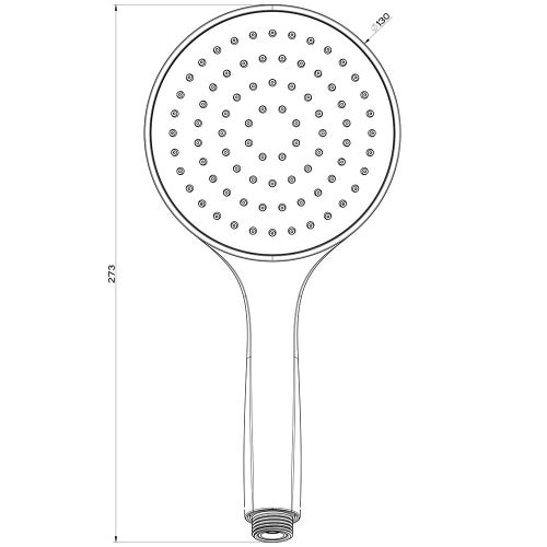 Immagine di Gessi SHOWER doccetta anticalcare, finitura cromo 14370#031