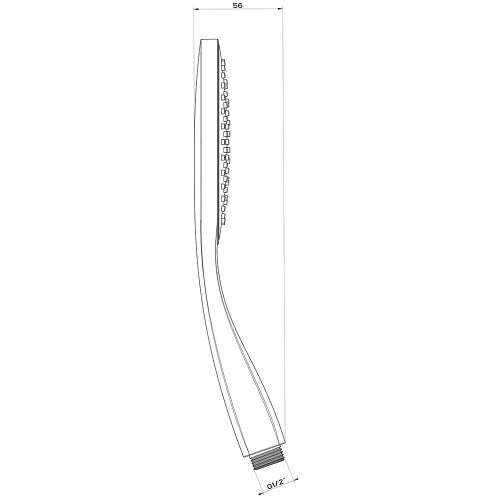 Immagine di Gessi SHOWER doccetta anticalcare, finitura cromo 14370#031