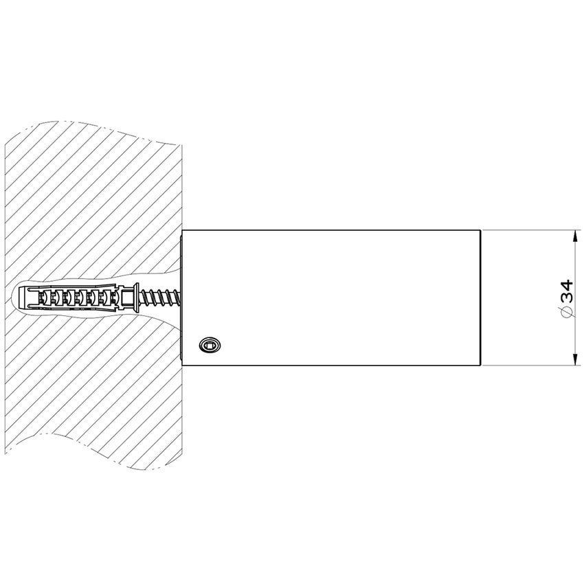 Immagine di Gessi 316 SHOWER supporto duplex orientabile per doccetta, finitura steel brushed 54160#239