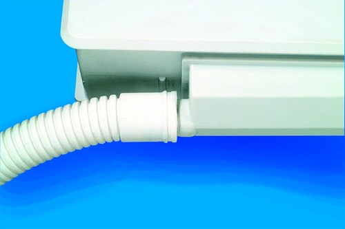 Immagine di Tecnogas Tubo flessibile per scarico condizionatore in PP corrugato con innesti  Ø 16-18, rotolo da 50 Mt. 52018