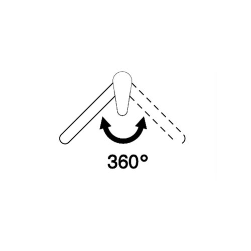 Immagine di Gessi PROTON miscelatore monocomando con canna girevole, finitura cromo 17151#031