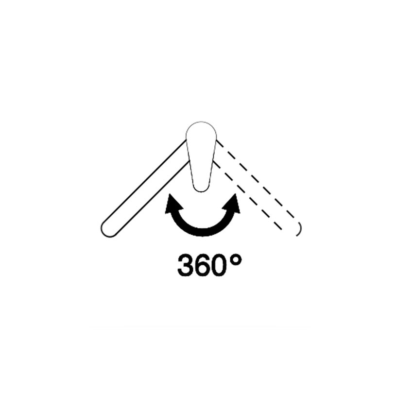 Immagine di Gessi MONACO miscelatore semi pro monocomando, con canna girevole e doccetta estraibile doppio getto, finitura cromo 17157#031