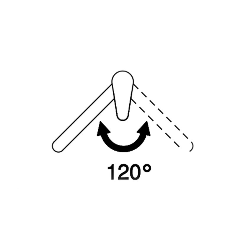 Immagine di Gessi THALIUM miscelatore monocomando, con canna girevole e doccetta estraibile doppio getto, finitura finox 23547#149