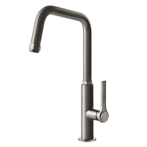 Immagine di Gessi OFFICINE miscelatore monocomando con canna girevole, finitura finox 60051#149