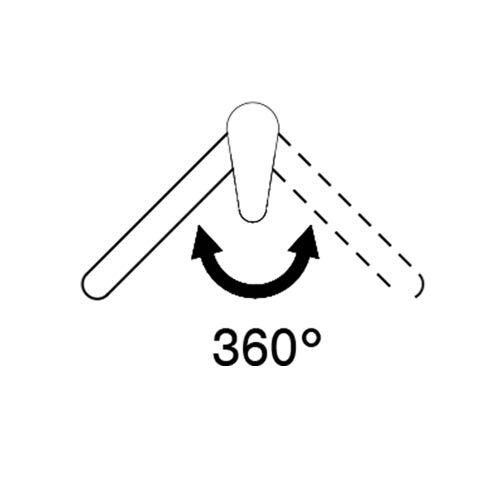Immagine di Gessi OFFICINE miscelatore monocomando, con canna girevole e doccetta estraibile, finitura finox 60053#149