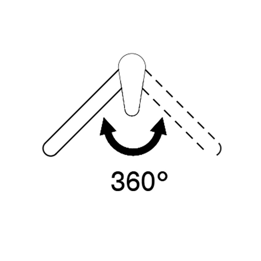 Immagine di Gessi OFFICINE miscelatore monocomando, con canna girevole e doccetta estraibile, finitura finox 60053#149