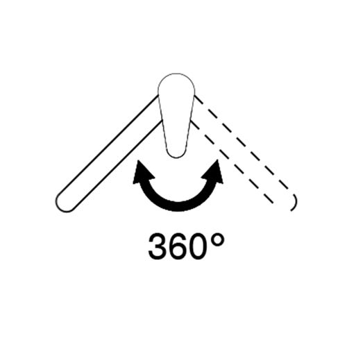 Immagine di Gessi OFFICINE miscelatore semi pro monocomando, con canna girevole e doccetta estraibile doppio getto, finitura finox 60055#149