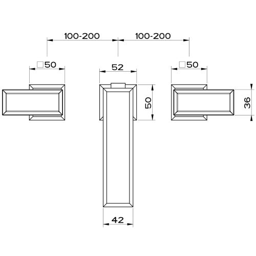Immagine di Gessi ELEGANZA gruppo lavabo 3 fori, con scarico e flessibili di collegamento, finitura gold brushed CCP 46012#087