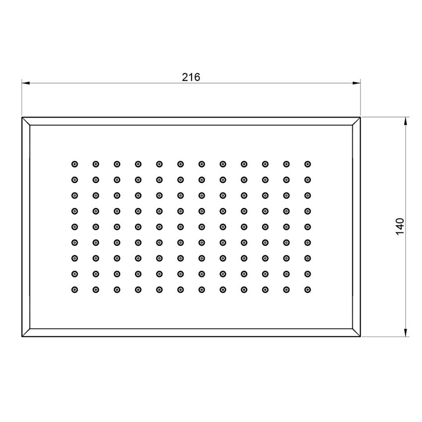 Immagine di Gessi ELEGANZA soffione anticalcare doccia, a soffitto, braccio altezza personalizzabile, finitura finox 46150#149