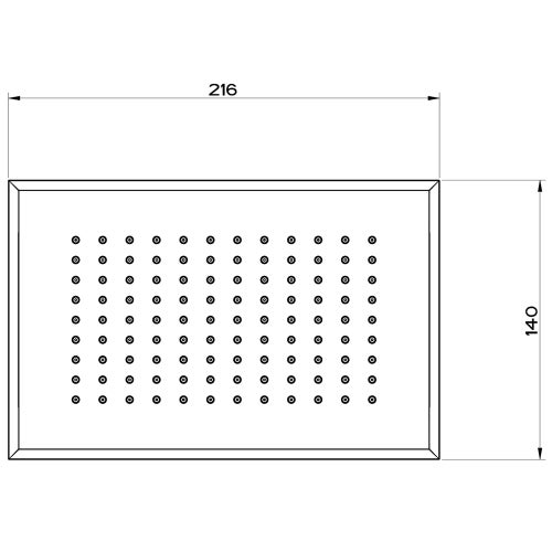 Immagine di Gessi ELEGANZA soffione anticalcare a soffitto, orientabile, finitura gold brushed CCP 46152#087
