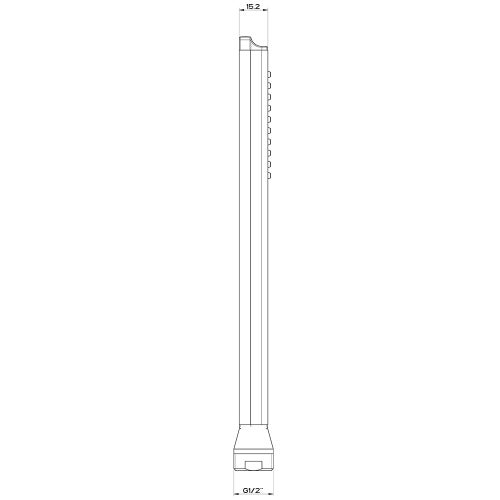 Immagine di Gessi ELEGANZA doccetta anticalcare, finitura gold CCP 46154#080