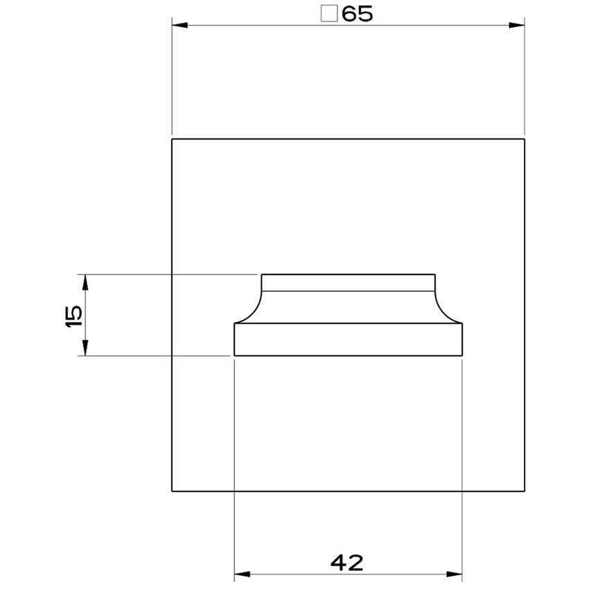 Immagine di Gessi ELEGANZA supporto fisso per doccetta, finitura copper PVD 46157#030