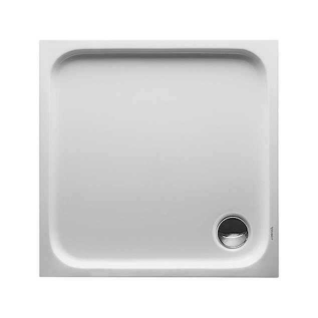 Immagine di Duravit D-CODE piatto doccia quadrato 80 cm, antislip, colore bianco 720101000000001