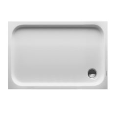 Immagine di Duravit D-CODE piatto doccia di forma rettangolare, L.120 P.80 cm, colore bianco 720113000000000