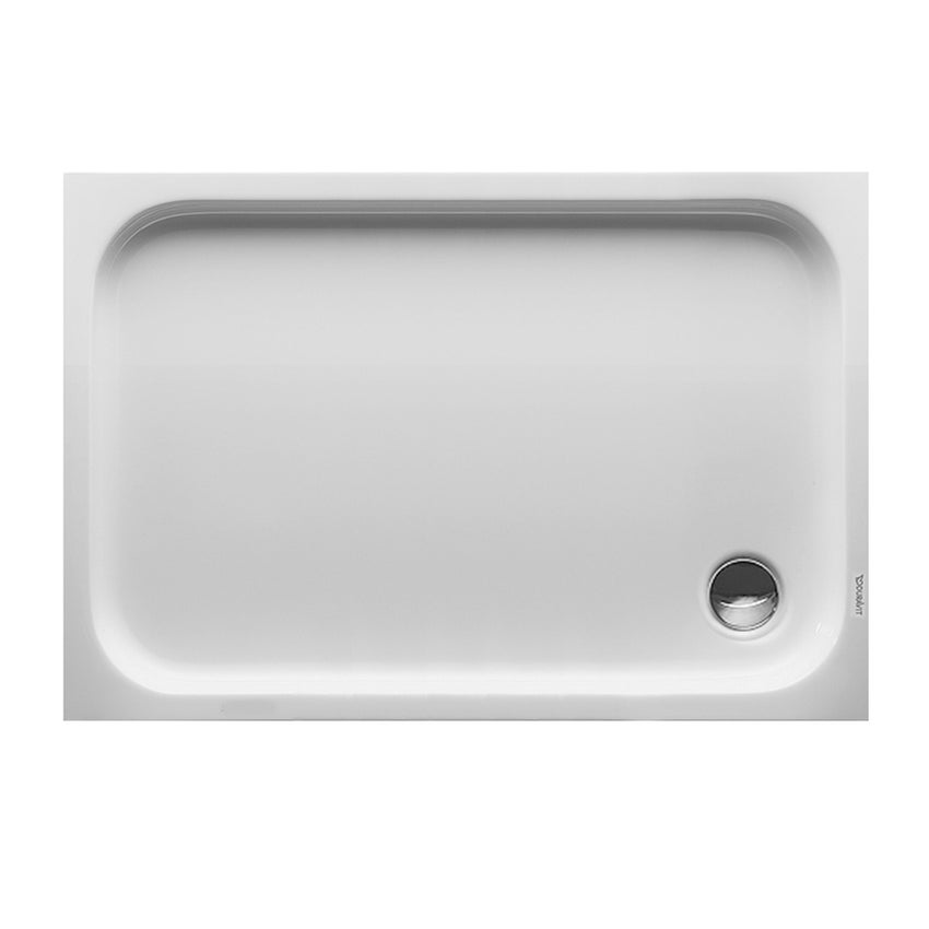 Immagine di Duravit D-CODE piatto doccia di forma rettangolare, L.120 P.80 cm, colore bianco 720113000000000