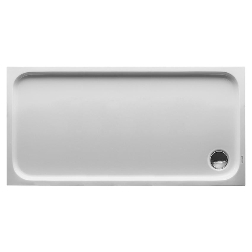Immagine di Duravit D-CODE piatto doccia di forma rettangolare, L.140 P.70 cm, antislip, colore bianco 720095000000001
