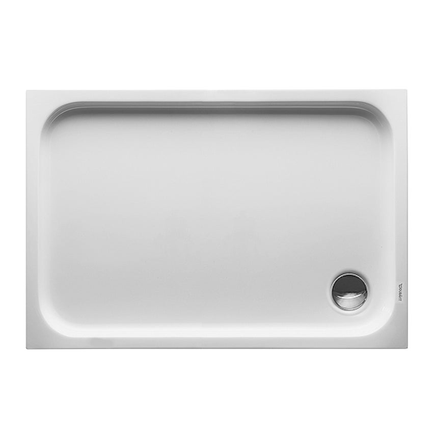 Immagine di Duravit D-CODE piatto doccia di forma rettangolare, L.110 P.75 cm, colore bianco 720097000000000
