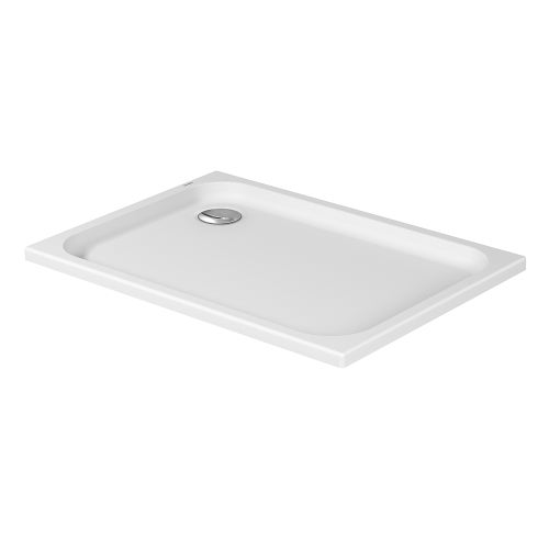 Immagine di Duravit D-CODE piatto doccia di forma rettangolare, L.110 P.75 cm, colore bianco 720097000000000