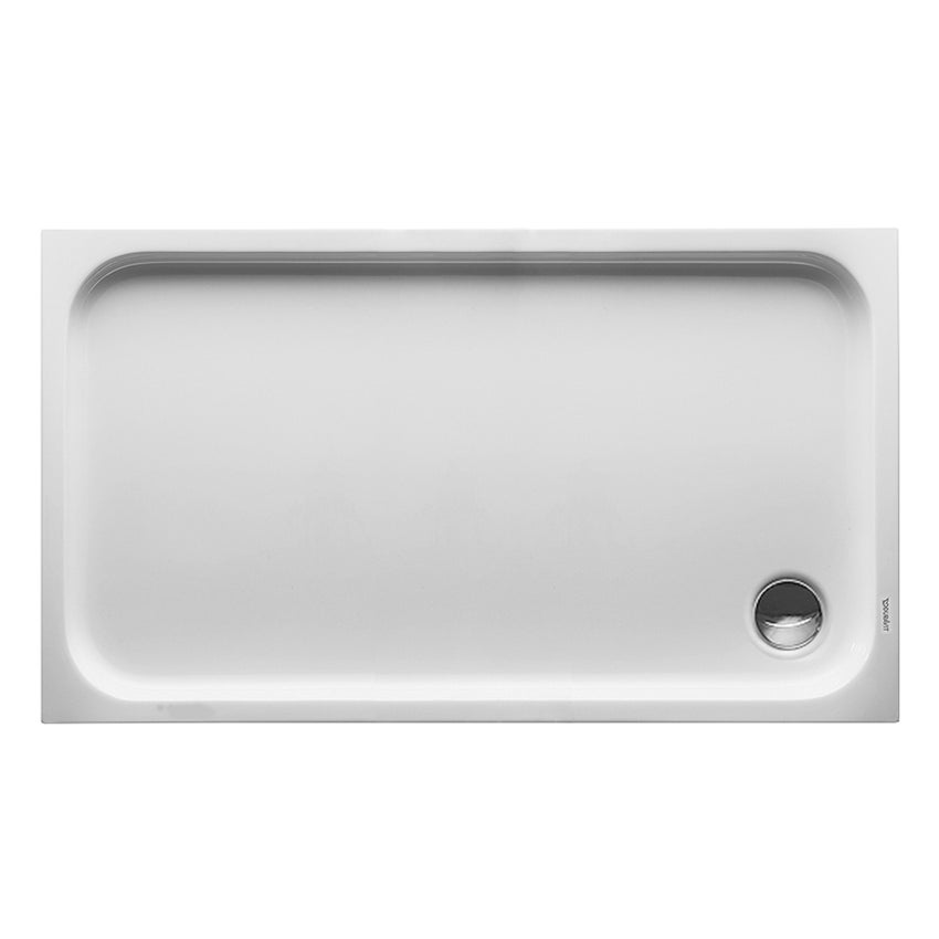 Immagine di Duravit D-CODE piatto doccia di forma rettangolare, L.130 P.75 cm, colore bianco 720098000000000