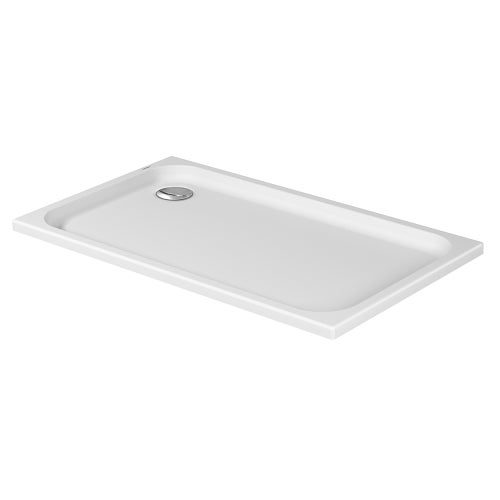 Immagine di Duravit D-CODE piatto doccia di forma rettangolare, L.130 P.75 cm, colore bianco 720098000000000