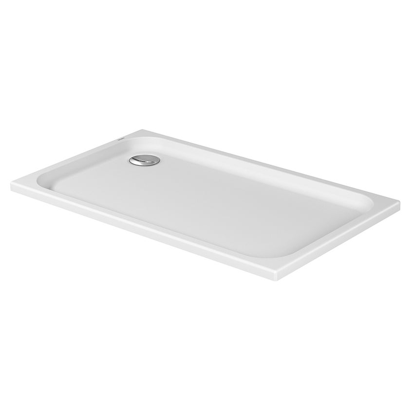 Immagine di Duravit D-CODE piatto doccia di forma rettangolare, L.130 P.75 cm, colore bianco 720098000000000