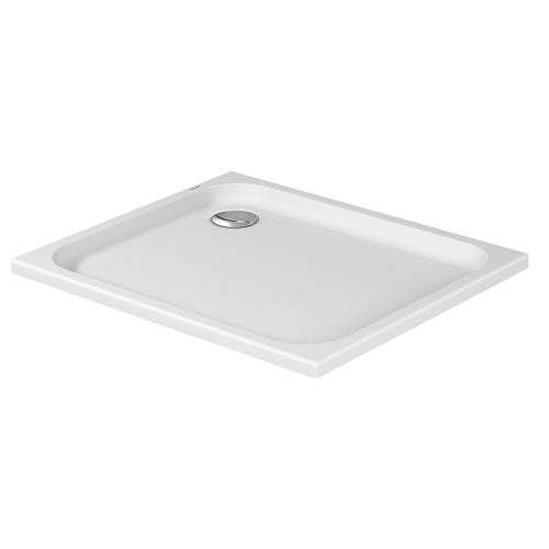 Immagine di Duravit D-CODE piatto doccia di forma rettangolare, L.100 P.80 cm, colore bianco 720106000000000