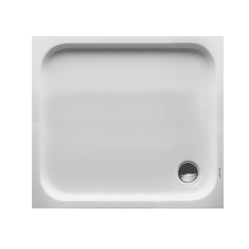Immagine di Duravit D-CODE piatto doccia di forma rettangolare, L.100 P.90 cm, antislip, colore bianco 720107000000001