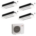Immagine di Mitsubishi MLZ-KP Cassetta a una via R32 Climatizzatore a cassetta quadri split inverter | unità esterna 8 kW unità interne 9000+9000+9000+9000 BTU MXZ-4F80VF+MLZ-KP[25|25|25|25]VF