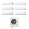 Immagine di Mitsubishi MSZ-BT R32 Climatizzatore a parete esa split inverter Wi-Fi bianco | unità esterna 12.2 kW unità interne 7000+7000+7000+9000+12000+12000 BTU MXZ-6F122VF+MSZ-BT[20|20|20|25|35|35]VGK