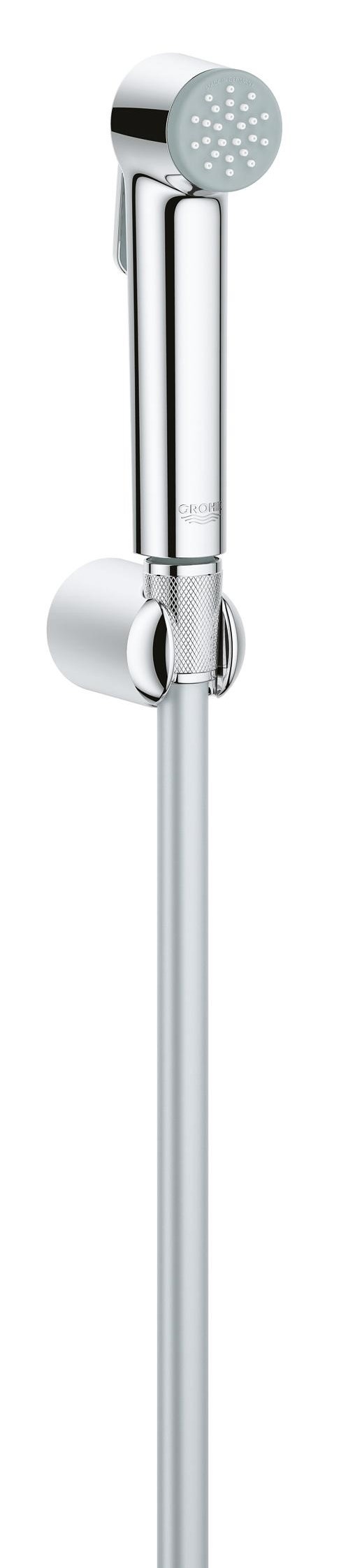 Immagine di Grohe TEMPESTA-F idroscopino 30 con supporto doccia a parete e flessibile Silverflex Long-Life 150 cm, finitura cromo 26353000