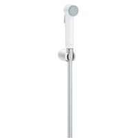 Immagine di Grohe TEMPESTA-F idroscopino 30 con supporto manopola doccia e flessibile Silverflex Long-Life da 125 cm, finitura cromo 26355IL0