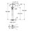 Immagine di Grohe Essence Rubinetto per vasca con installazione a pavimento con manopola doccia GROHE Euphoria Cosmopolitan Stick, raggio di rotazione regolabile di 0°/150°/360°, AquaGuide finitura cromo 23491001