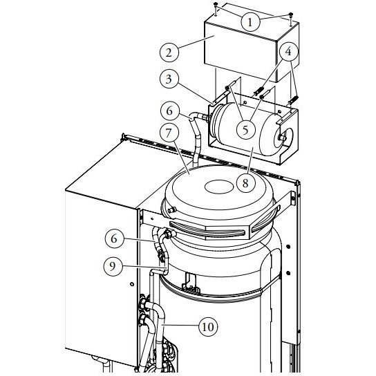 Immagine di Immergas Kit vaso supplementare 2 litri per MAGIS VICTRIX ErP, VICTRIX SUPERIOR / PLUS ErP, NIKE ECO 24 e AVIO ECO 24 3.018433