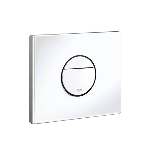 Immagine di Grohe NOVA COSMOPOLITAN piastra di azionamento per WC, per cassette di sciacquo da incasso Dual Flush e Start&Stop, colore bianco 38765SH0