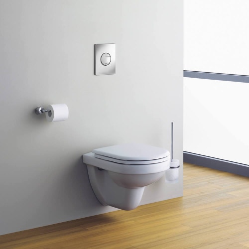 Immagine di Grohe NOVA COSMOPOLITAN piastra di azionamento per WC, per cassette di sciacquo da incasso Dual Flush e Start&Stop, colore bianco 38765SH0