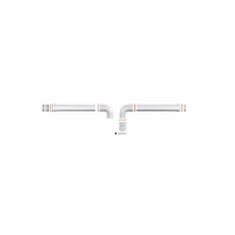 Immagine di Ariston Kit scarico sdoppiato Ø80 CONDENS bianco 3318370