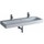 Pozzi Ginori Metrica lavabo 120 con due fori rubinetteria laterali aperti, bianco 79120000