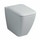 Pozzi Ginori Metrica vaso con scarico multi a parete o a pavimento, completo di sedile con chiusura ammortizzata, bianco 79332000