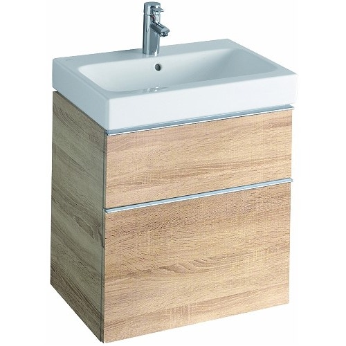 Immagine di Pozzi Ginori Metrica mobile sospeso 60, finitura rovere naturale 79777071