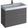 Pozzi Ginori Metrica mobile sospeso 90, finitura grigio platino lucido 79779095
